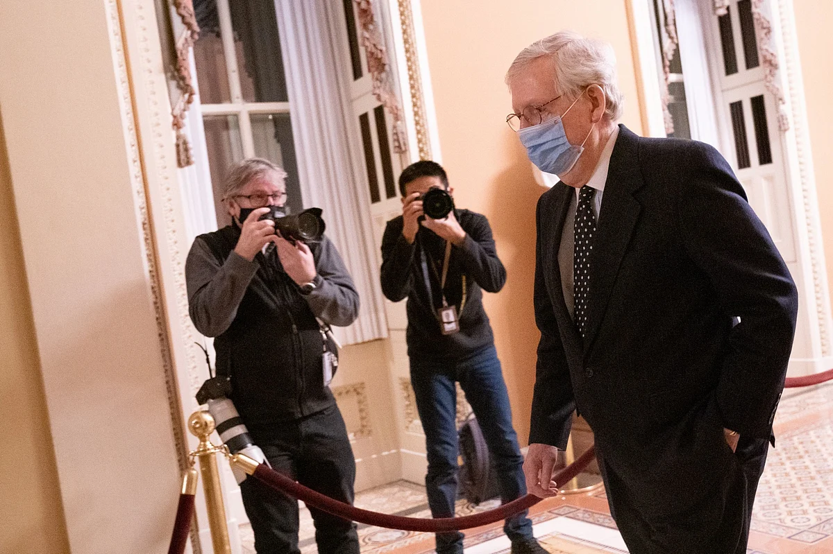 McConnell’s Senate Grip Ends With GOP Splintered, Mob In Chamber