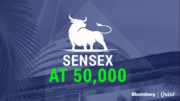 Sensex at 50,000 (Image: BloombergQuint)