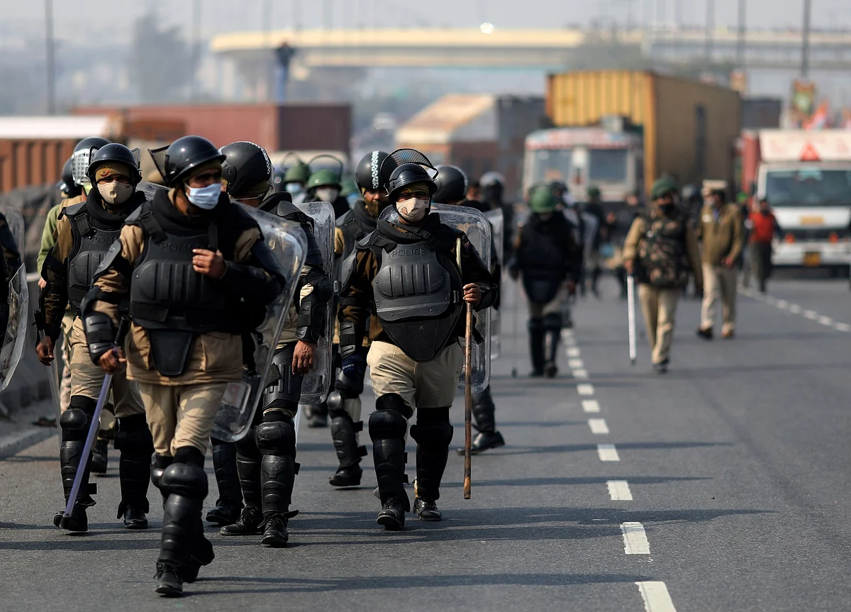 Internet Shutdown In Parts Of Delhi As Protesting Farmers Clash With Police