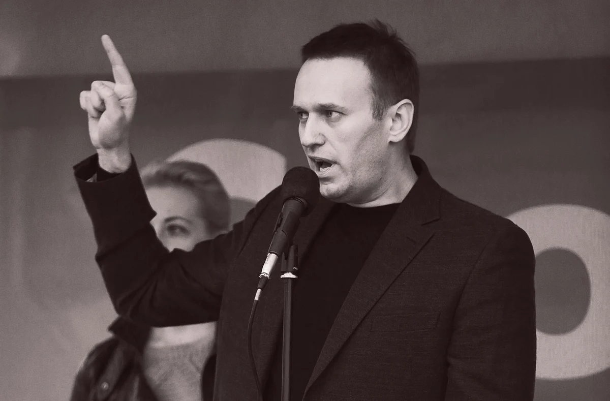 Alexey Navalny at a protest rally in Moscow, on May 6, 2013. (Photographer: Andrey Rudakov/Bloomberg)