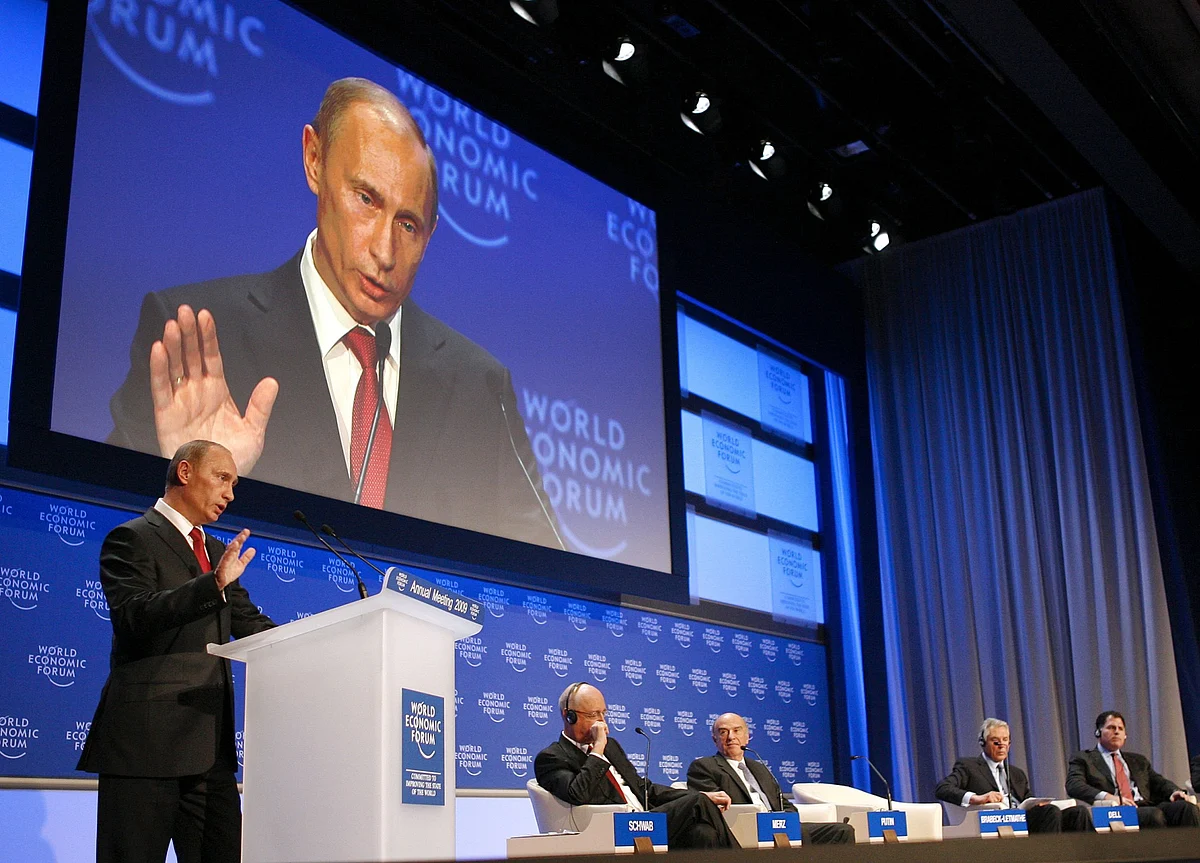Putin Warns of Global Tensions Similar to 1930s in Davos Speech