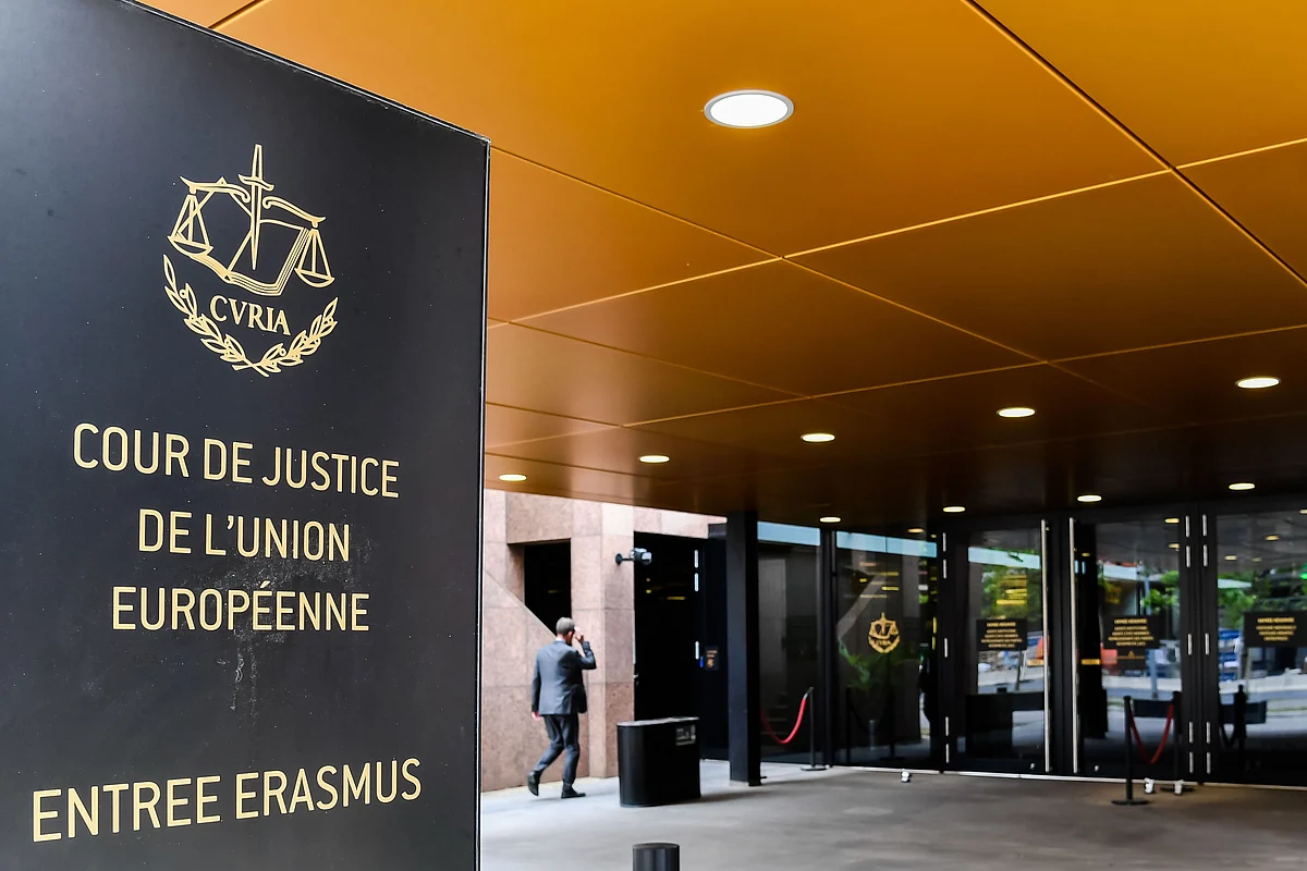 The European Union Court of Justice in Luxembourg, on July 15, 2019. (Photographer: Geert Vanden Wijngaert/Bloomberg)
