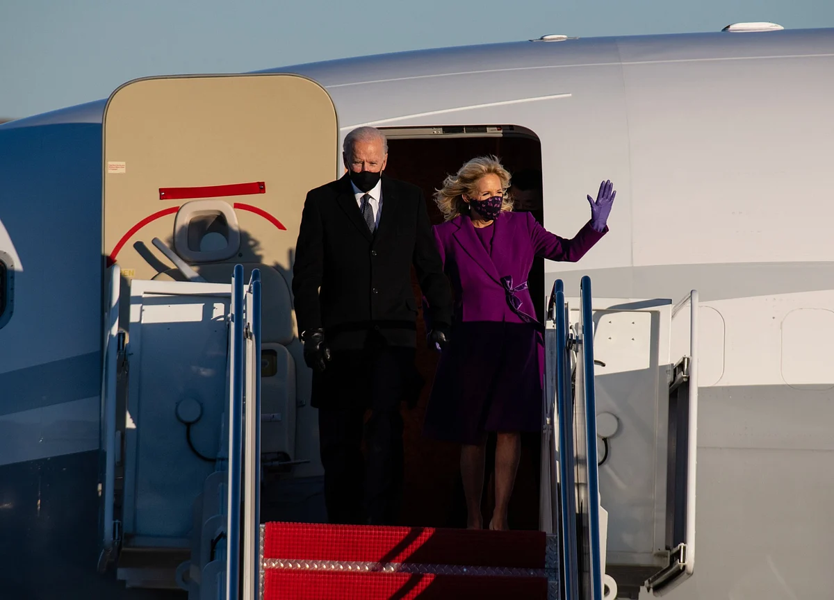 Biden Arrival in Washington Framed by Division, Heavy Security