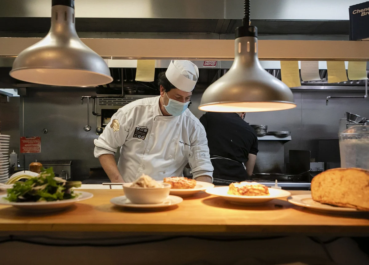 Chefs Trade Fancy Jackets for Carhartts to Cut Costs During Covid