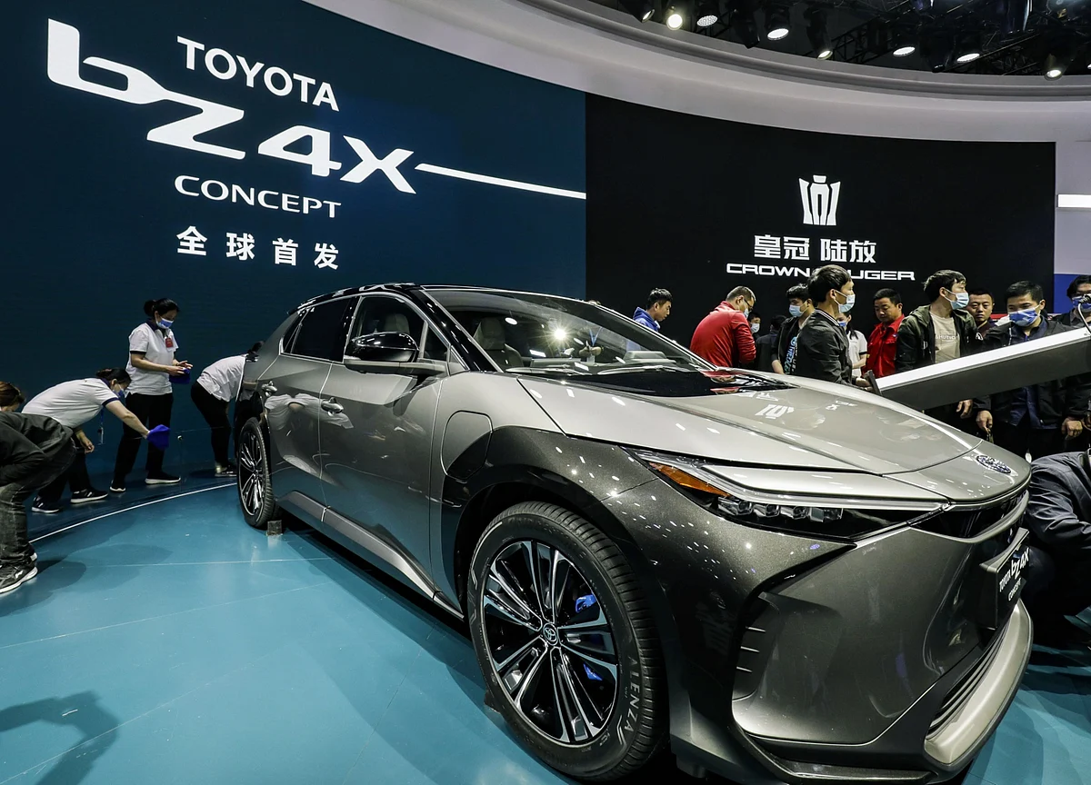 Toyota Unveils New EV, Joins Volkswagen’s Bet on Electric Future