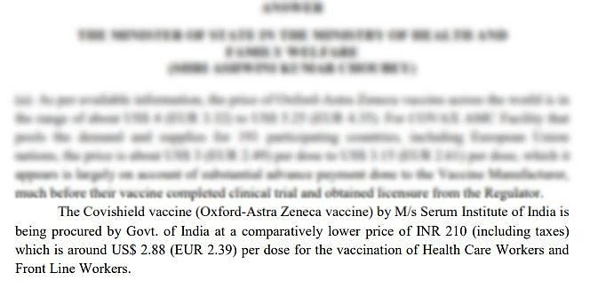 Free To Rs 2,400: What A Covid Vaccine Will Cost You