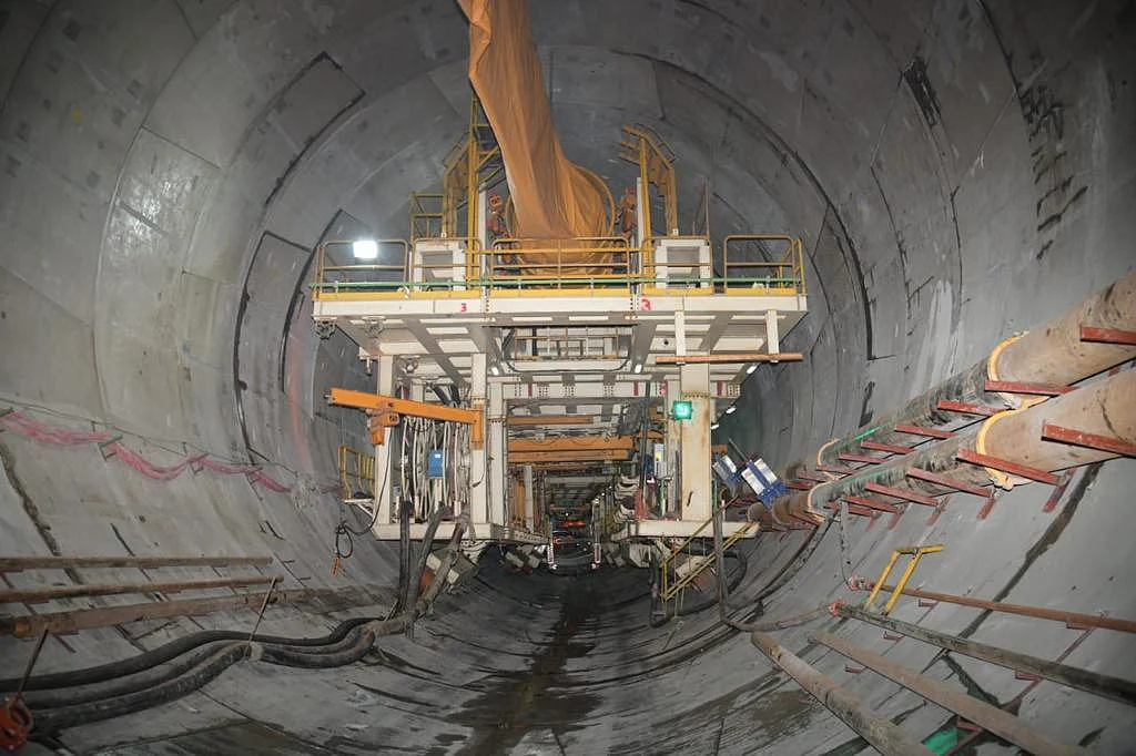 Tunneling under-way at Mumbai’s coastal road project. (Image: BMC)