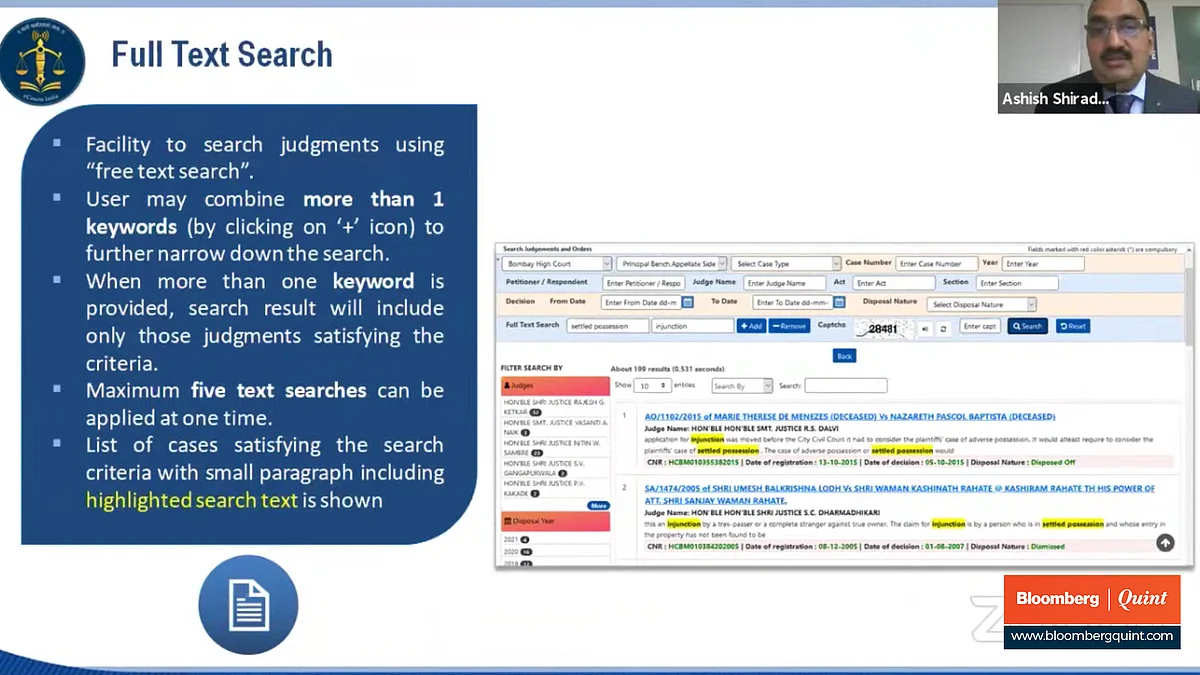 Unveiling of the judgment search portal by the Supreme Court eCommittee