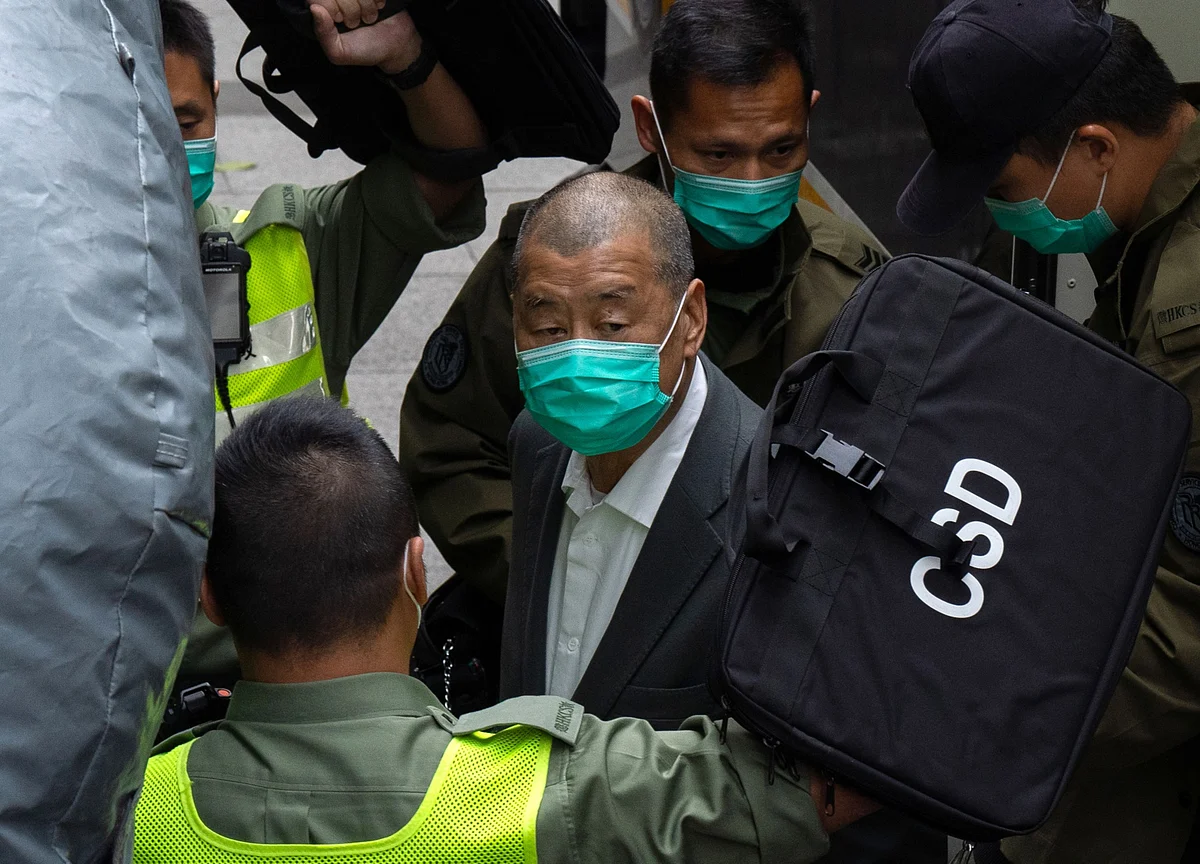 Hong Kong’s Lai Pleads Guilty in Protest Case; Assets Frozen