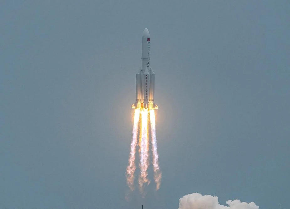 China Says Debris From Long March Rocket Landed in Indian Ocean