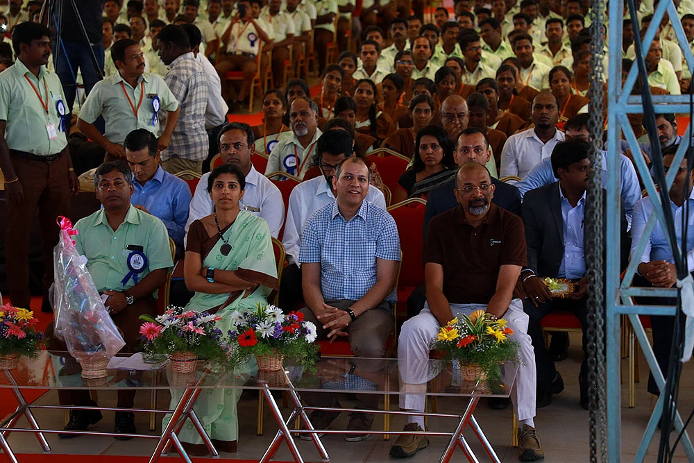 Dvara leadership at the organisation’s 10th anniversary celebrations. (Source: Dvara KGFS website)