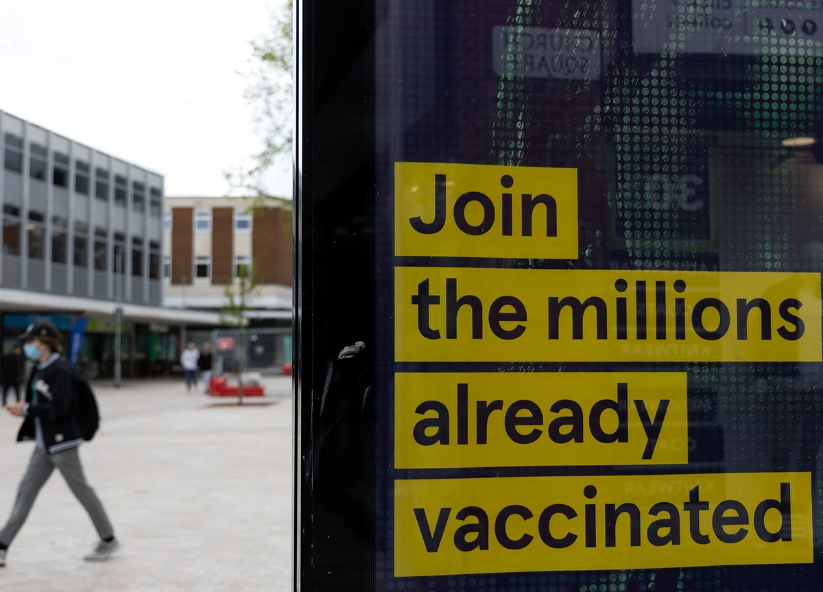 U.K. Virus Cases Surge Even as 8 in 10 Have Received Shots