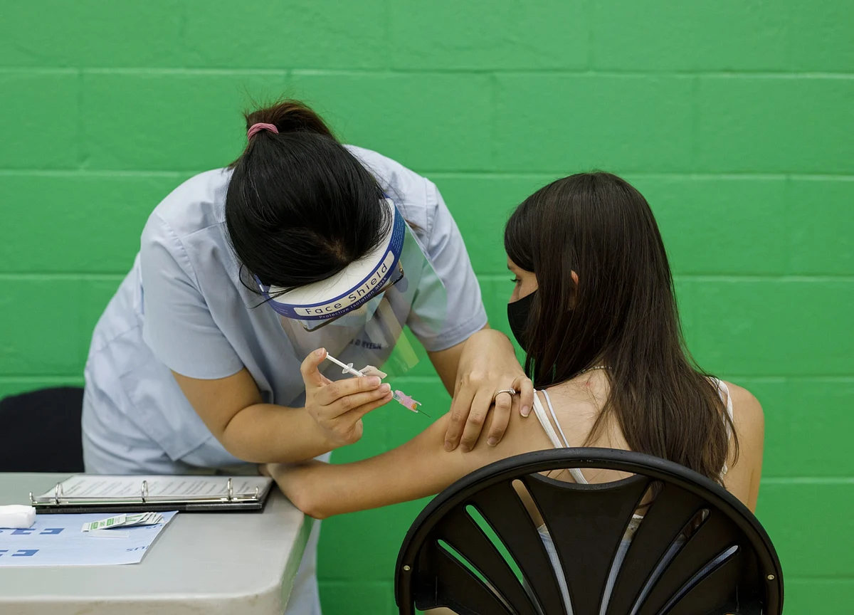 Canada Races Toward Key Vaccine Milestone for Border Opening