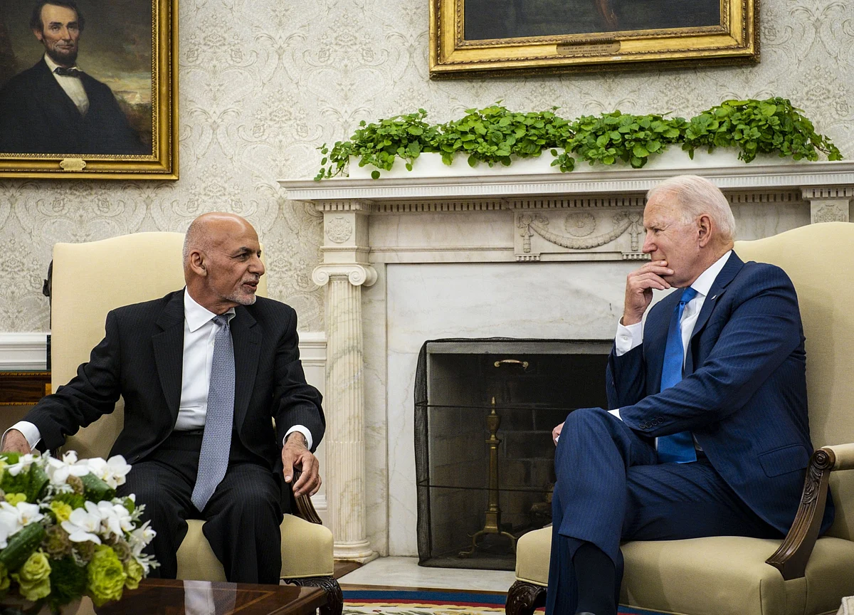 Biden Tells Afghanistan’s Ghani U.S. Will ‘Stick With You’