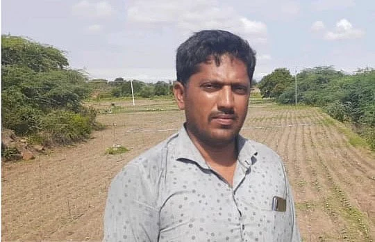 Manjunath CV, a 36-year old farmer from Chikkaballapur, Karnataka. (Source: WayCool Foods)