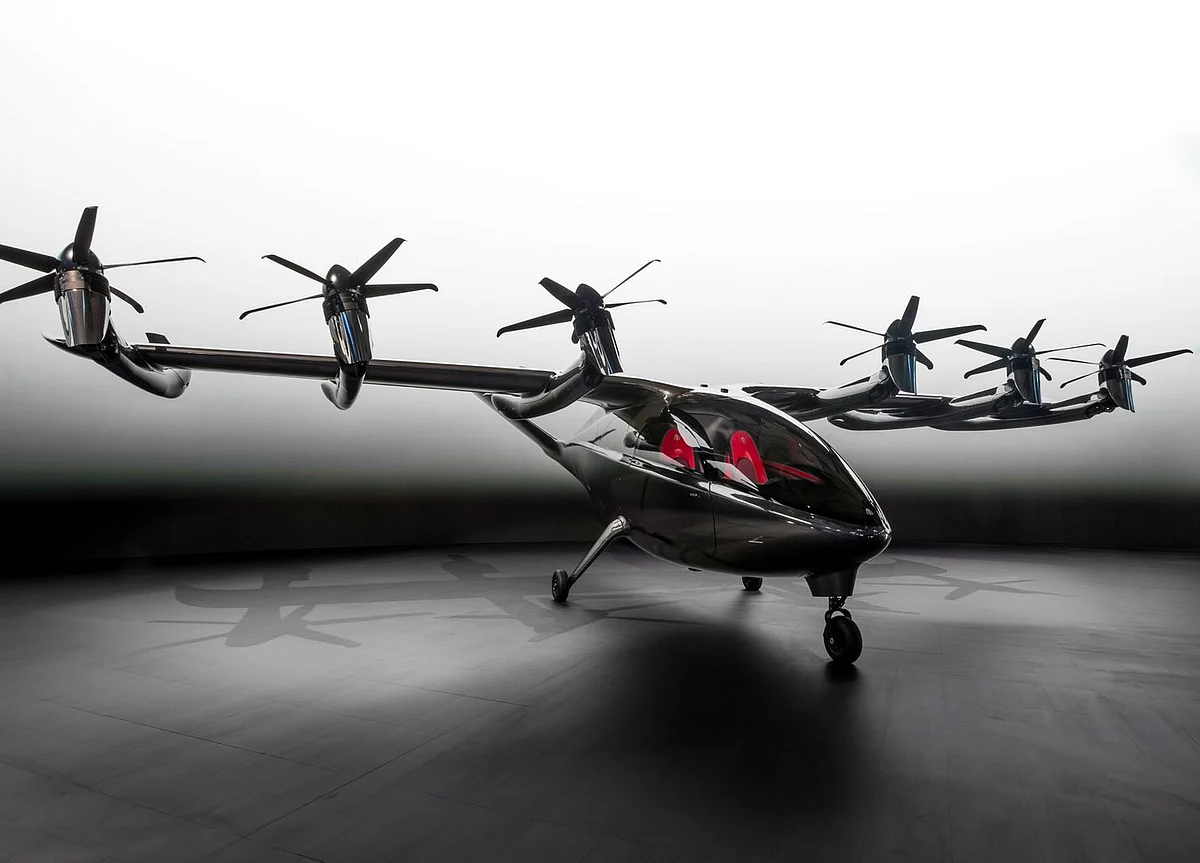 Electric Flying Taxi Backed by United Airlines Unveiled in L.A.