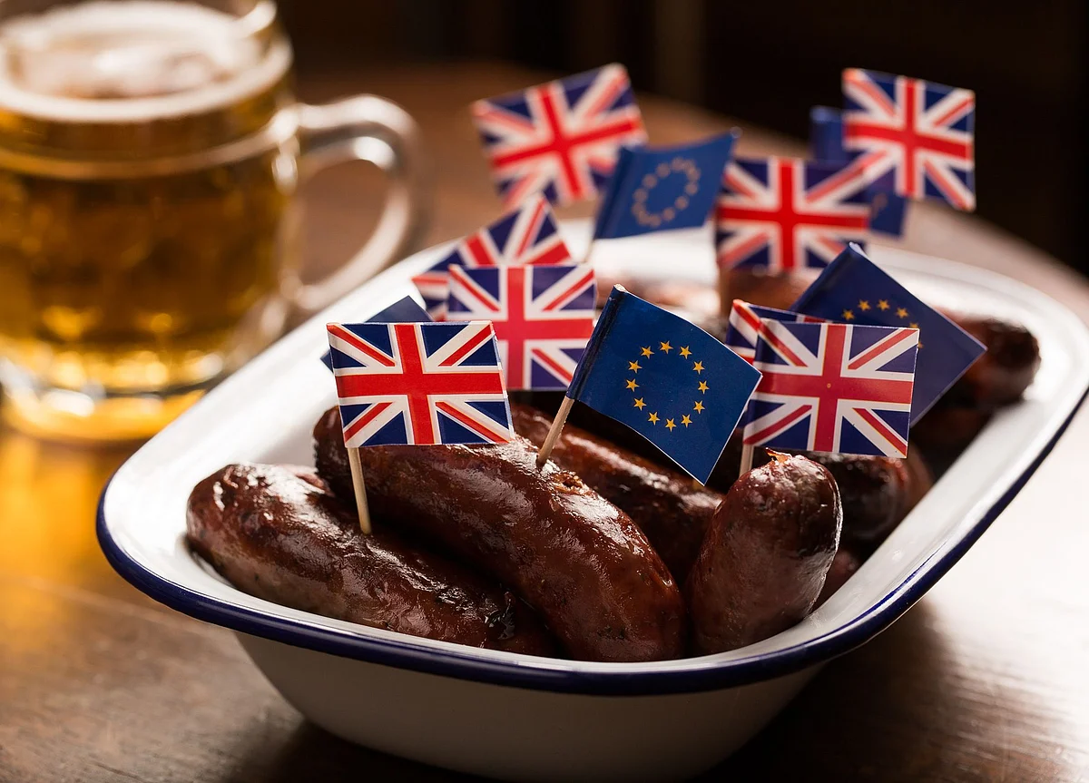 U.K., EU Hold Brexit Talks as Sausage Spat Spills Into G-7