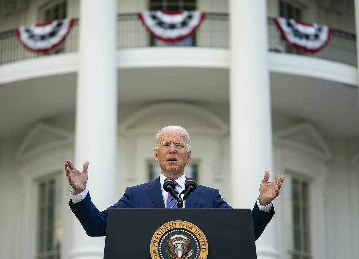 Biden Declares Success in Beating Pandemic in July 4 Speech