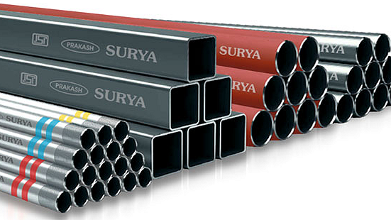 <div class="paragraphs"><p>ERW pipes manufactured by Surya Roshni Ltd. (Source: Company website)</p></div>