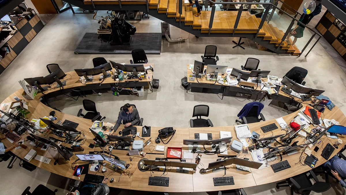 <div class="paragraphs"><p>The newsroom of the South China Morning Post, in Hong Kong, on June 5, 2020. (Photographer: Paul Yeung/Bloomberg)</p></div>