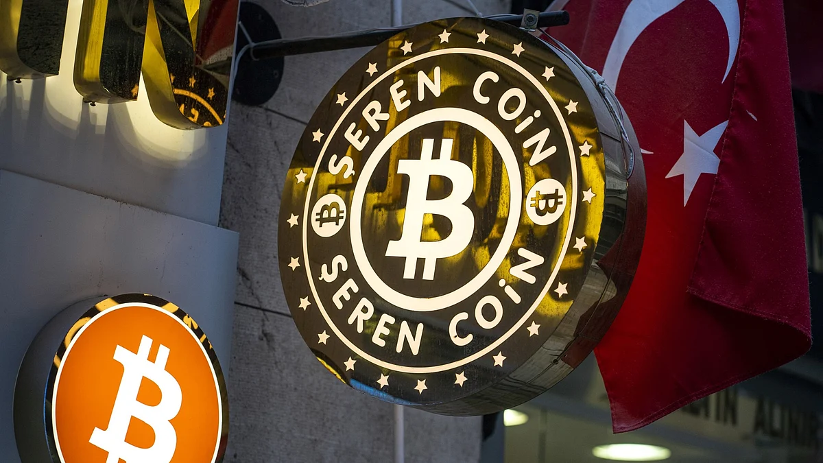 <div class="paragraphs"><p>A bitcoin logo sign in Istanbul. (Photographer: Moe Zoyari/Bloomberg)</p></div>
