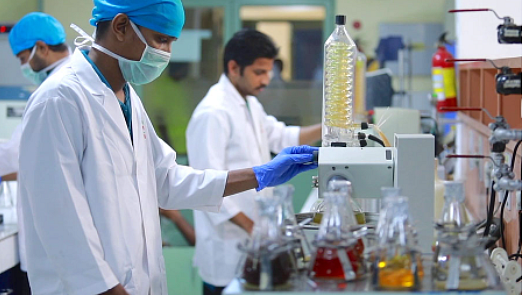 <div class="paragraphs"><p>Technicians at AVT Natural Products Ltd.'s Q&A department. (Source: Company website)</p></div>