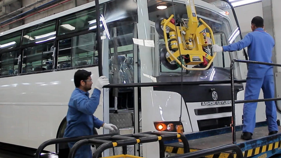 <div class="paragraphs"><p>Image for representational purposes. </p><p>Ashok Leyland's manufacturing plant in Ras Al-Khaimah, UAE. (Source: Company website)</p></div>