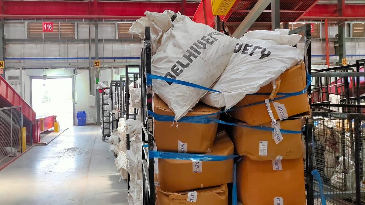 <div class="paragraphs"><p>Delhivery mega-gateway facility at Tauru, Haryana. (Photo: Rishabh Bhatnagar/BQ Prime)</p></div>