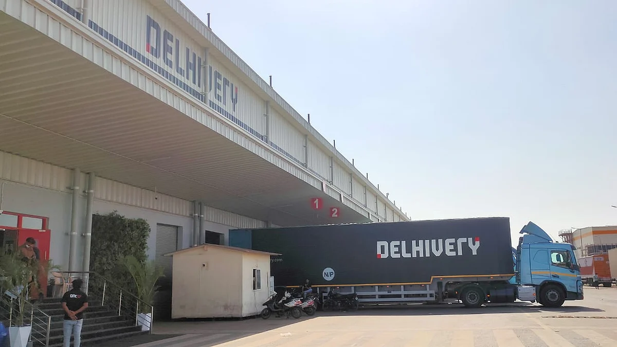 <div class="paragraphs"><p>A Delhivery facility in Tauru, Haryana. (Photo: Rishabh Bhatnagar/BQ Prime)</p></div>