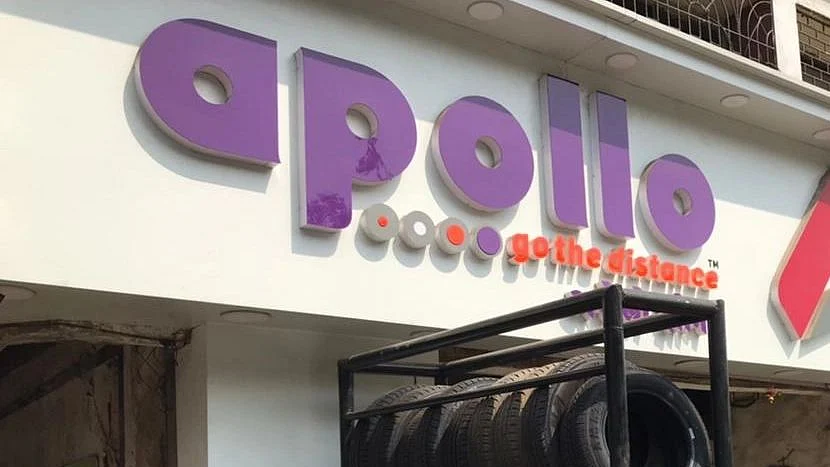<div class="paragraphs"><p>Apollo Tyre store exterior with namesign. (Source: BQ Prime) </p></div>
