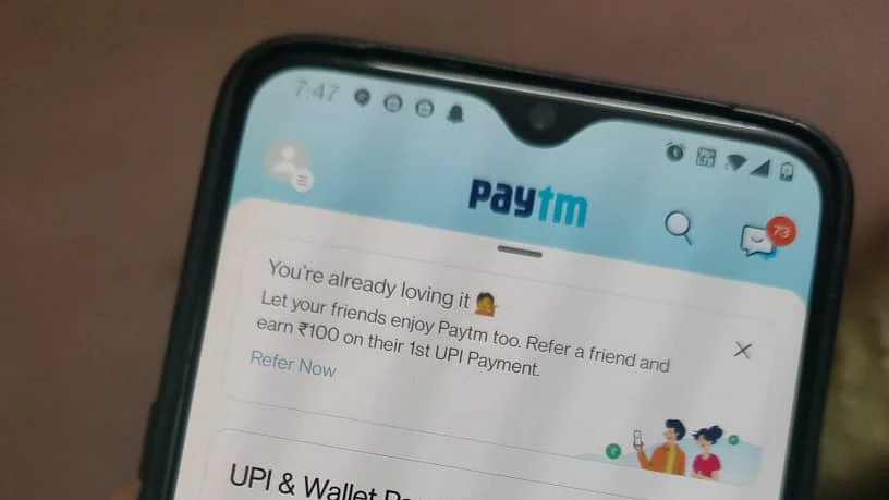 <div class="paragraphs"><p>Paytm app on a phone. (Photo: Usha Kunji/BQ Prime)</p></div>