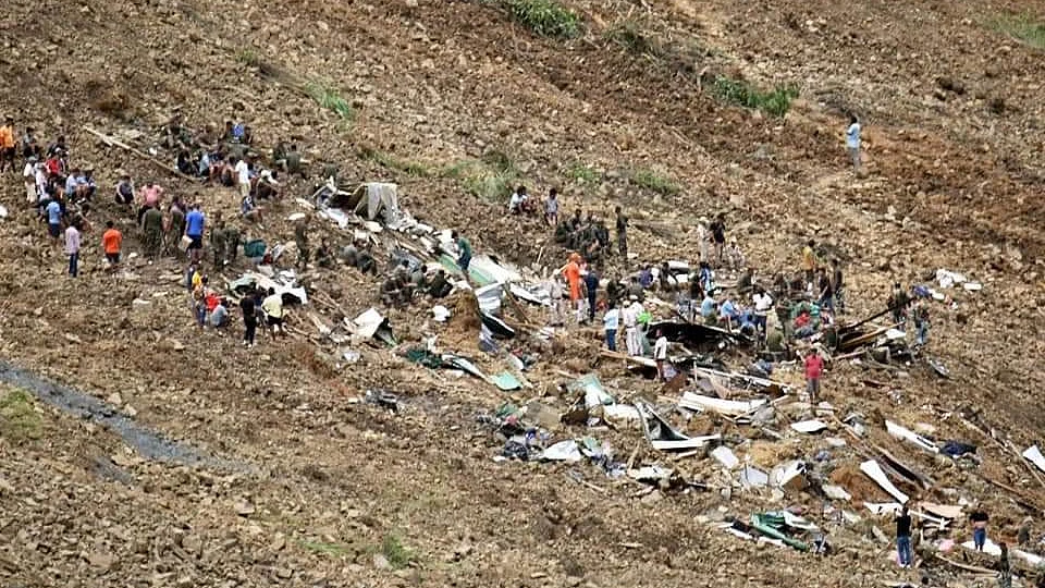 <div class="paragraphs"><p>Visuals from the landslide in Manipur. (Photo: Licypriya Kangujam, Environmentalist & Climate Activist/Twitter)</p></div>