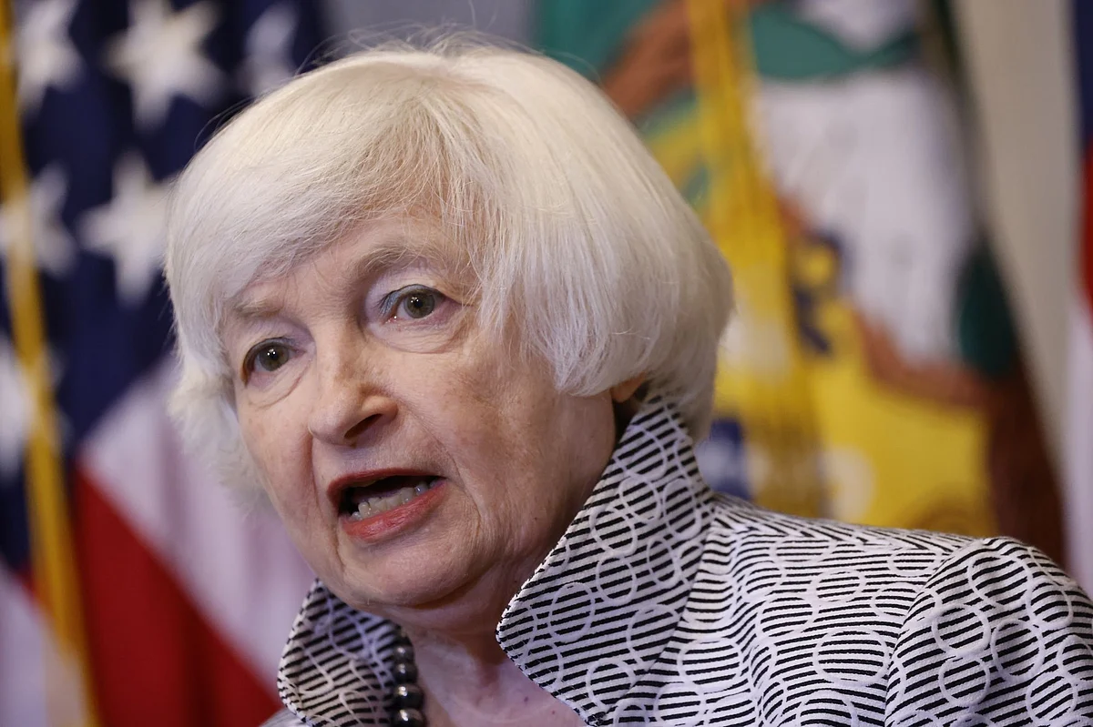 <div class="paragraphs"><p>Janet Yellen, US Treasury secretary, speaks during a news conference in Washington, D.C., US.</p></div>