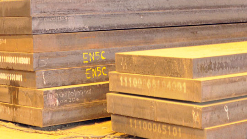 <div class="paragraphs"><p>A single strand slab caster at Jindal Stainless Ltd.'s steel melt shops casts slabs in Odisha. (Source Company website)</p></div>