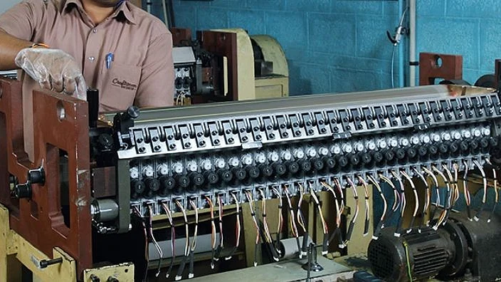 <div class="paragraphs"><p>An employee at Craftsman Automation's high-end precision tailor-made machines assembly line. (Source: Company website)</p></div>