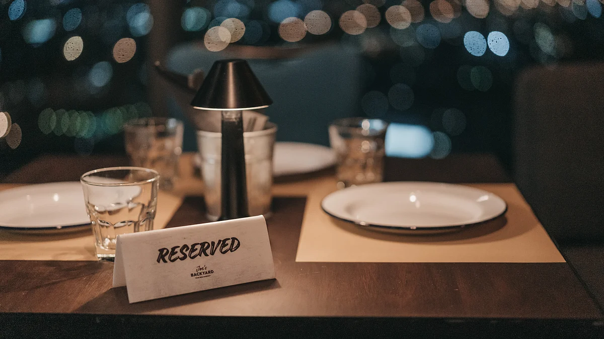 <div class="paragraphs"><p>A picture describing a fine dining restaurant table that is reserved for a special evening. (Photo: Hitesh Dewasi/Unsplash)</p></div>