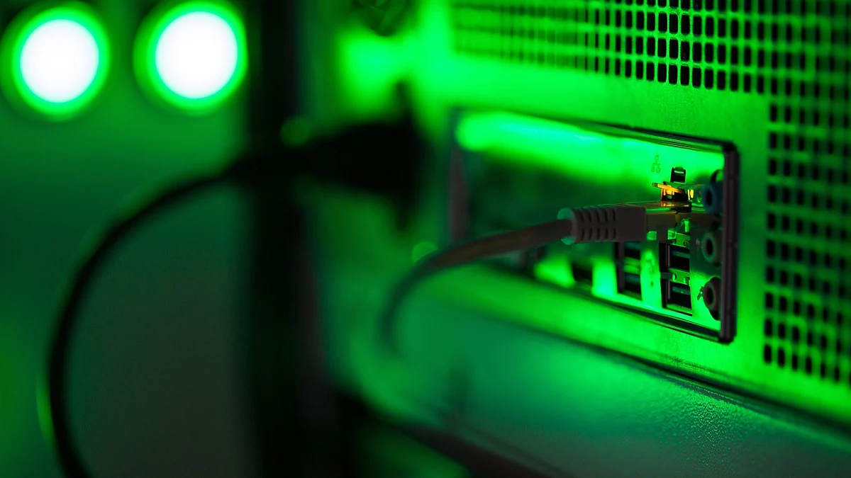 <div class="paragraphs"><p>Green light illuminates the case of a mining rig operating inside a shipping container converted into a mobile cryptocurrency mining farm, operated by BitCluster, at Rodniki Industrial Park in Rodniki, Russia.</p></div>