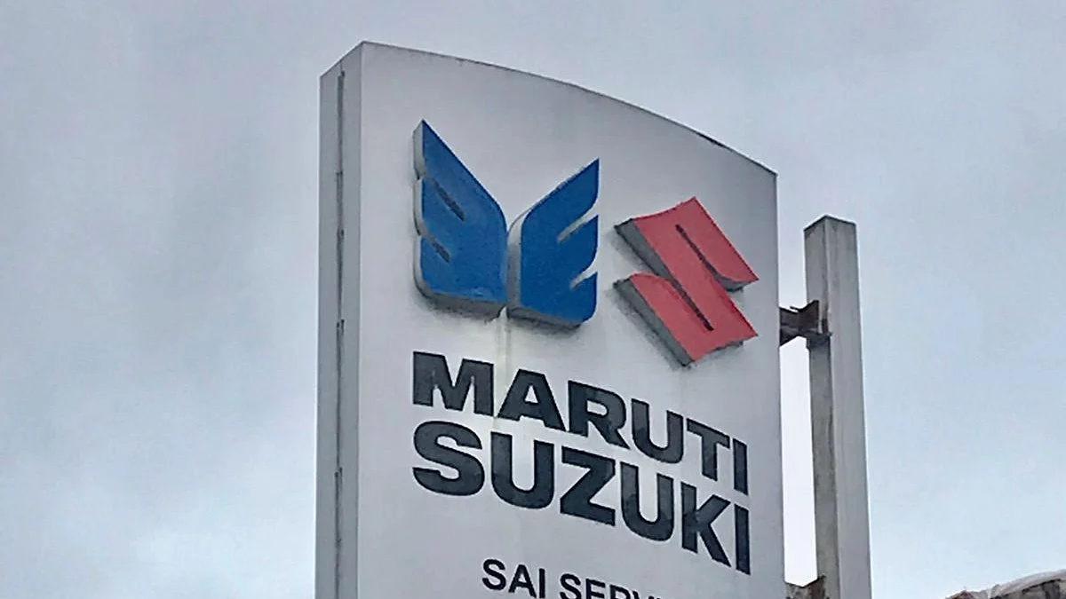 <div class="paragraphs"><p>Maruti Suzuki signage. (Photo: Vijay Sartape/ BQ Prime)</p></div>