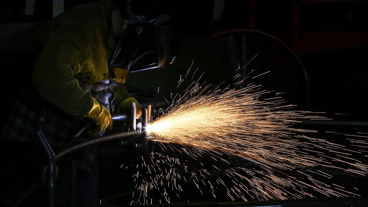 <div class="paragraphs"><p>A worker welding inside a steel factory. (Photo: Glenn-Hansen/ Unsplash)</p></div>