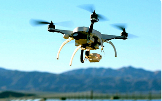 <div class="paragraphs"><p>Solar panel cleaning drone. (Source: Garuda Aerospace Website)</p></div>