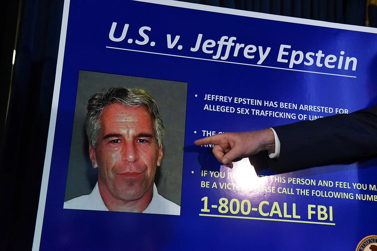 NEW YORK, NY - JULY 08: US Attorney for the Southern District of New York Geoffrey Berman announces charges against Jeffery Epstein on July 8, 2019 in New York City. Epstein will be charged with one count of sex trafficking of minors and one count of conspiracy to engage in sex trafficking of minors. (Photo by Stephanie Keith/Getty Images) Photographer: Stephanie Keith/Getty Images North America