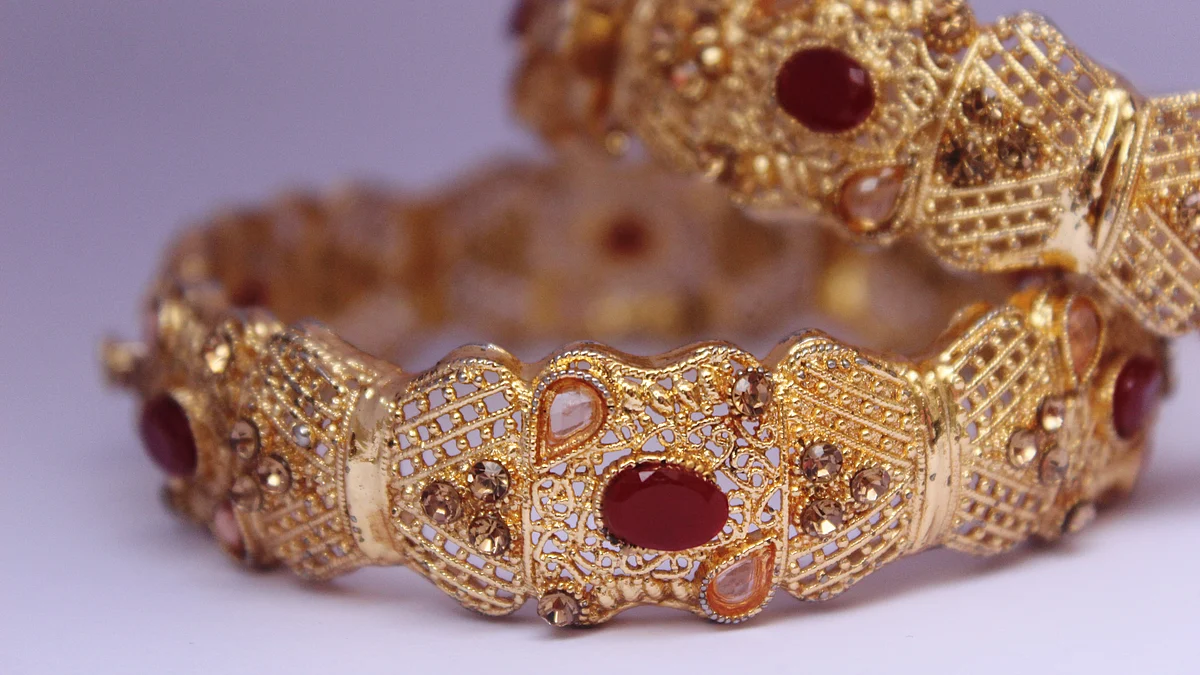 <div class="paragraphs"><p>Close view of gold and diamond bangles. (Photo: Samar Ahmad/ Unsplash)</p></div>