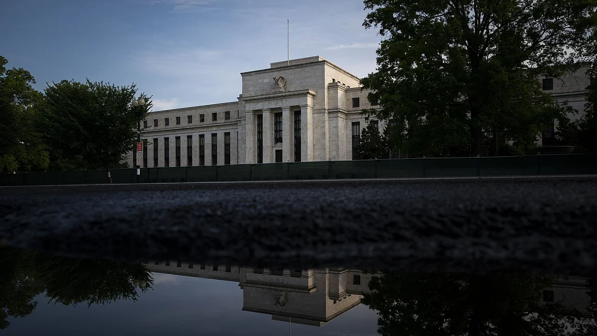The Marriner S. Eccles Federal Reserve building in Washington, D.C., US, on Wednesday, July 6, 2022. The Federal Reserve will unveil details of what policy makers debated last month that may shed light on how they view the near-term path for interest rates amid surging inflation and signs of a slowing economy.