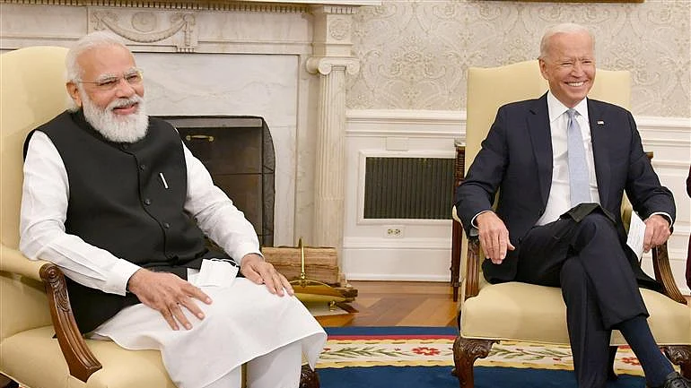 <div class="paragraphs"><p>Indian Prime Minister Narendra Modi with U.S. President Joe Biden. (Source: PIB)</p></div>