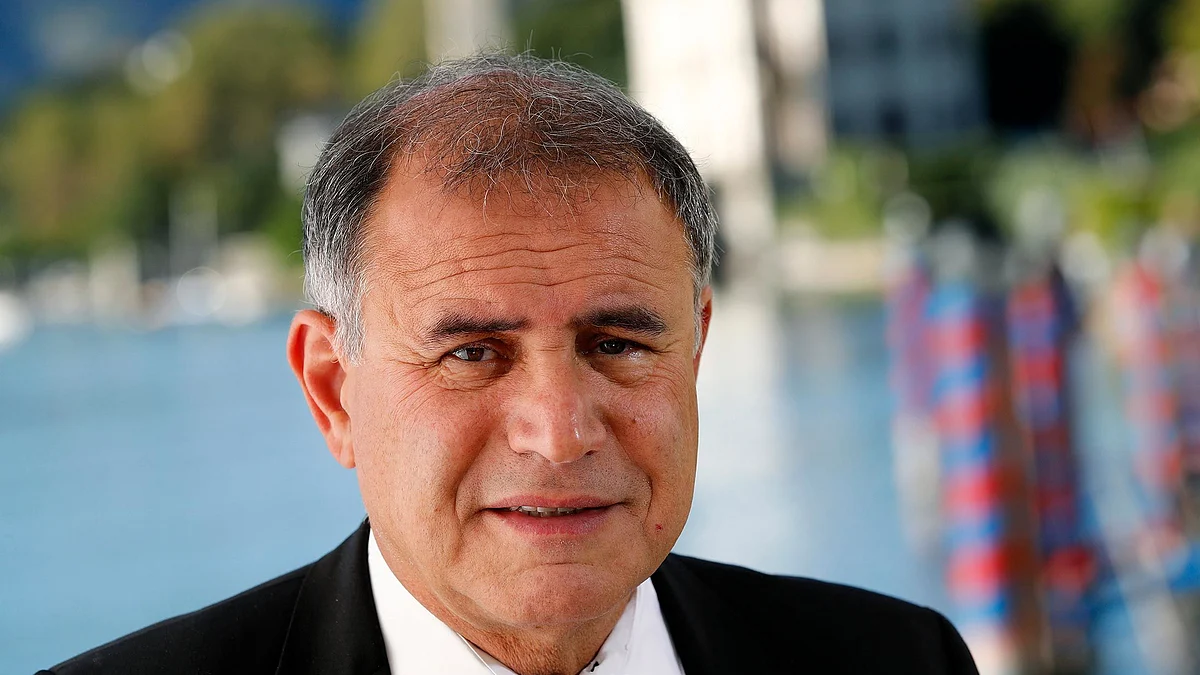 Roubini at the Ambrosetti Forum in Cernobbio, Italy, in Sept. 2017. Photographer: Stefan Wermuth/Bloomberg