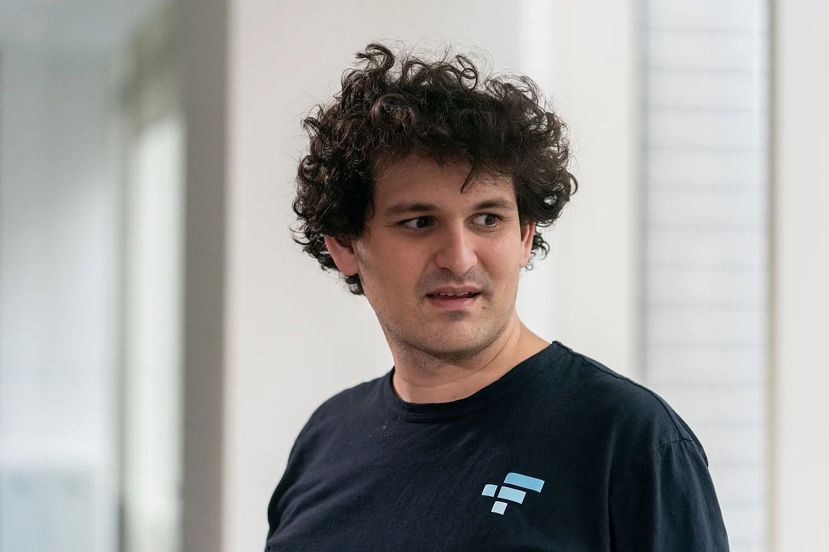 Sam Bankman-Fried, founder and chief executive officer of FTX Cryptocurrency Derivatives Exchange, after an interview on an episode of Bloomberg Wealth with David Rubenstein in New York, US, on Wednesday, Aug 17, 2022. Crypto exchange FTX US is expanding its no-fee stock trading service to all US users, including non-crypto investors, in a move to expand its customer base and increase assets under custody.