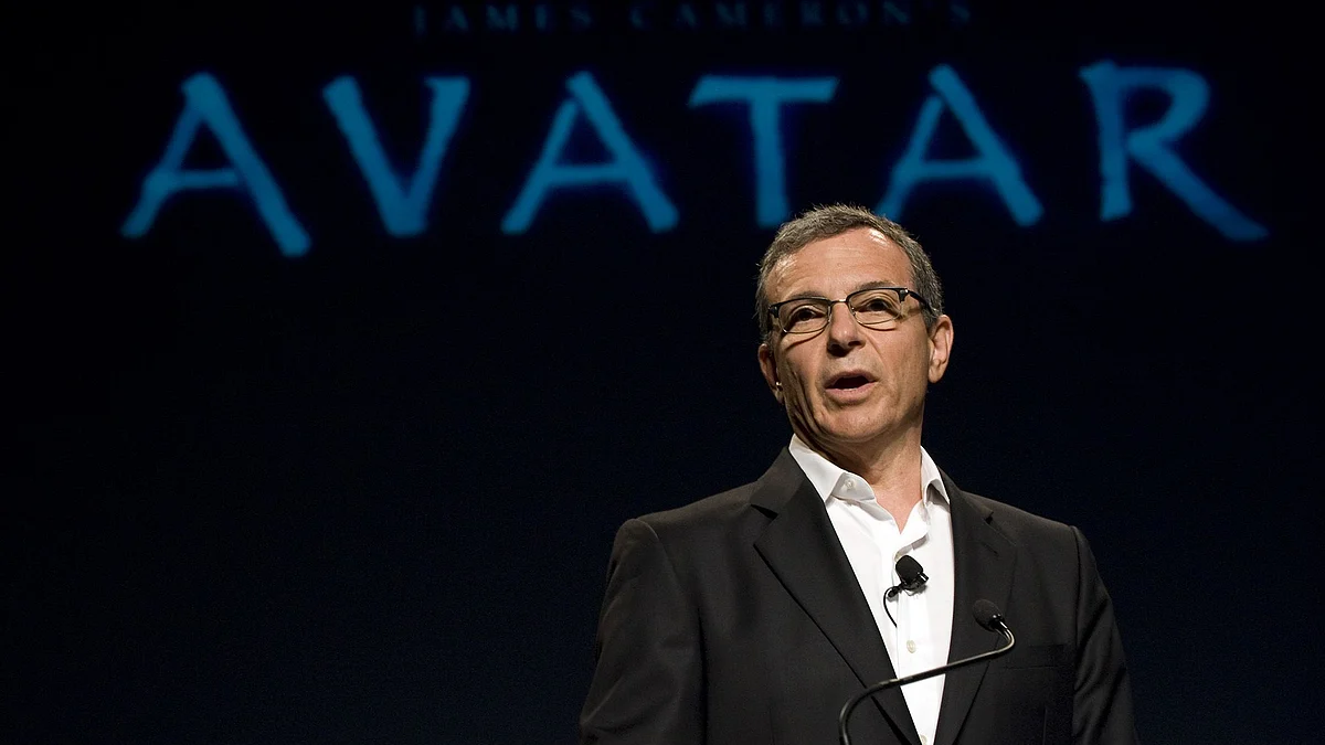 Iger in 2011 announcing plans for an Avatar-themed area at Disney’s Animal Kingdom park in Orlando. Photographer: Joshua Sudock/Getty Images/MediaNews Group RM