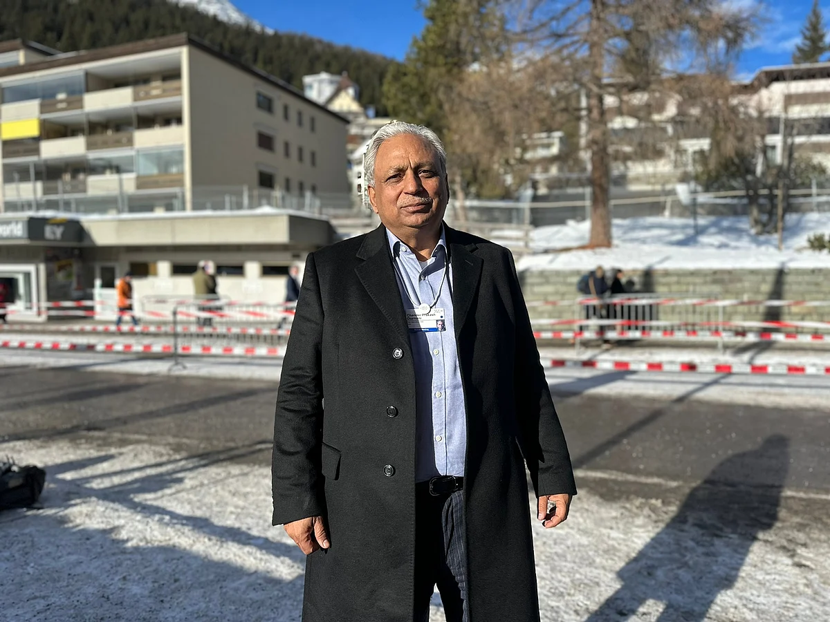 <div class="paragraphs"><p>CP Gurnani, CEO and MD of Tech Mahindra at World Economic Forum in Davos. (Source: BQ Prime)</p></div>