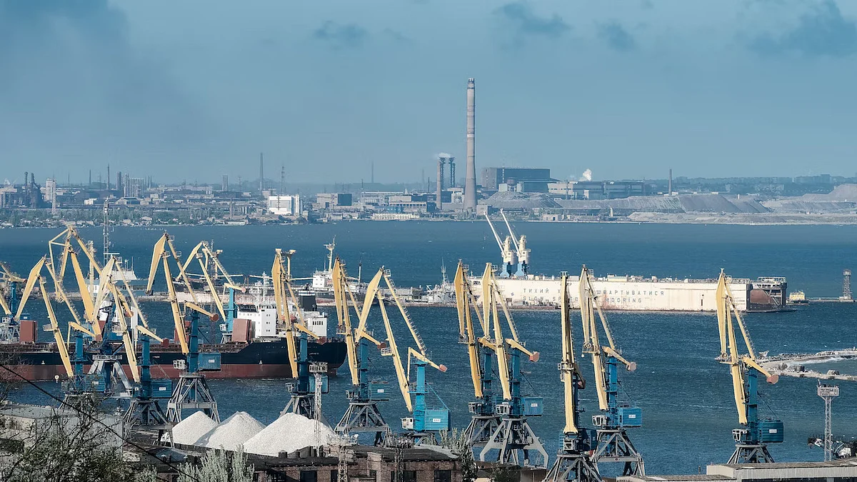 <div class="paragraphs"><p>Mariupol harbour, Ukraine. (Source: Unsplash)</p></div>