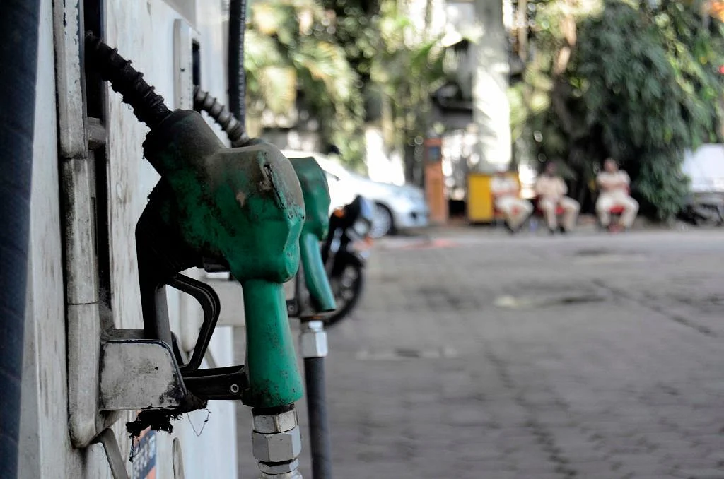 Petrol pumps in Pune, India. Photographer: Ravindra Joshi/Hindustan Times/Getty Images